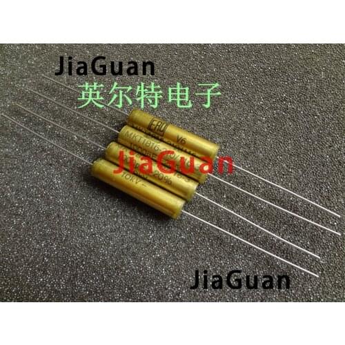 2PCS NEW VISHAY ERO MKT1816 1000PF 10KV 7X32MM axial film capacitor 1NF/10KV HiFi audio MKT 1816 1000P10KV 0.001UF 102