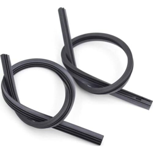 2PCS Silicone 26 Inch Car Bus Universal Frameless Windshield Wiper Blade Refill