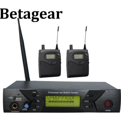 Betagear BK-510 wireless in ear monitor system monitoring stage ear monitors personal in-ear monitor wireless system for stage