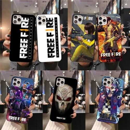 Free Fire Game Phone Case for iphone 12 pro max mini 11 pro XS MAX 8 7 6 6S Plus X 5S SE 2020 XR case