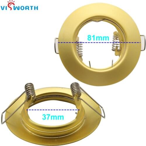 Ceiling Lamp Holder Bases Led Light Bracket with GU10/G5.3 Socket Cup Aluminum LED Downlight Spotlight Bulb Lamp Holder