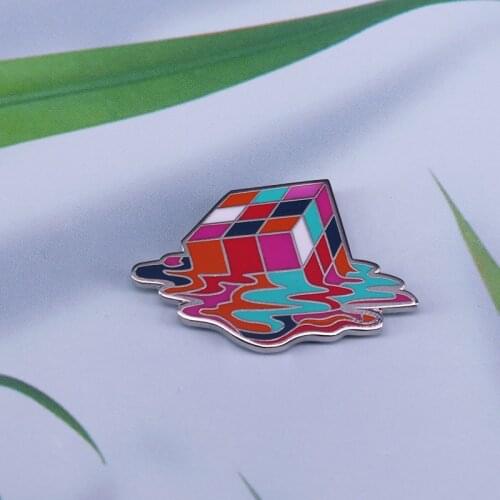 Crazy Cool Retro Inspired Melting enamel pin