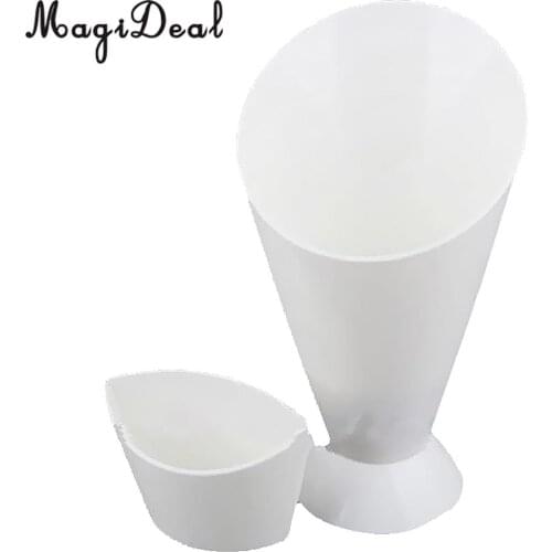 Snack Cone Stand + Dip Holder For Fries Chips Finger Food Sauce Vegetables