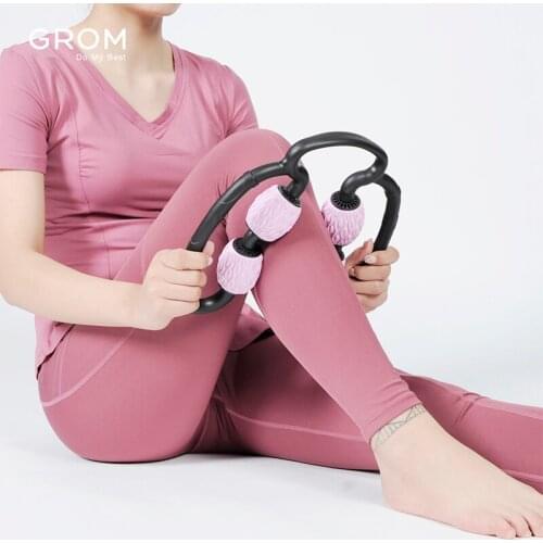 Grom Circular Shank Roller Arm Massager Cervical Muscle Relaxation Massager Gym Bodybuilding Foam Roller Fitness Yoga Equipment