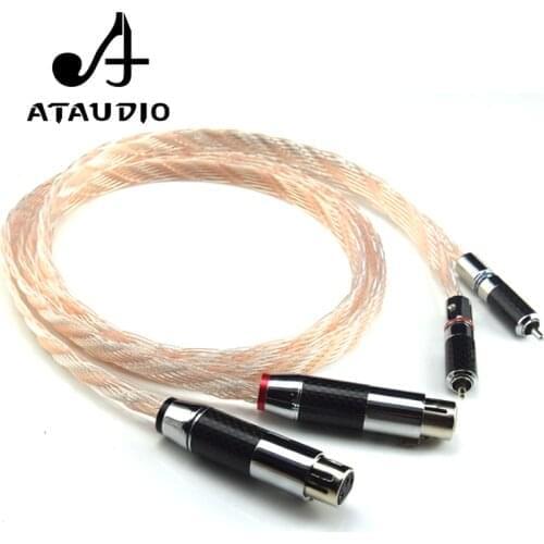 ATAUDIO Hifi RCA to XLR Cable High Perfomance 2 XLR Female to 2 RCA Male Cable