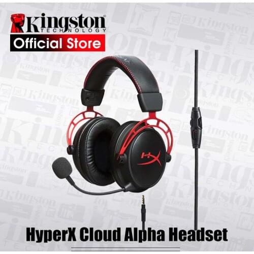 Kingston E-sports headset HyperX Cloud Alpha Gaming Headset With a microphone For PC PS4 Xbox Mobile