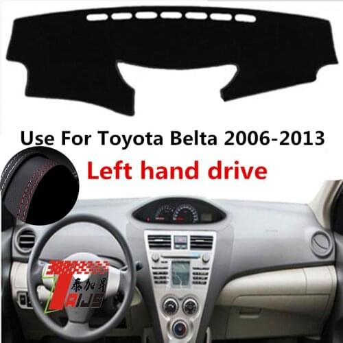 TAIJS Factory protective Classic Leather Car Dashboard Cover For TOYOTA Belta 2006 2007 2008 09 2010 11 12 13 Left hand drive