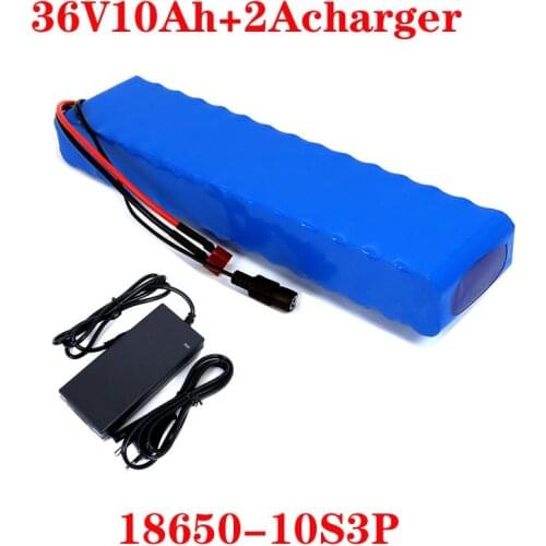 36V 10Ah 600watt 10S3P lithium ion battery pack 20A BMS For xiaomi mijia m365 pro ebike bike scoot + 2A charger / Free shipping