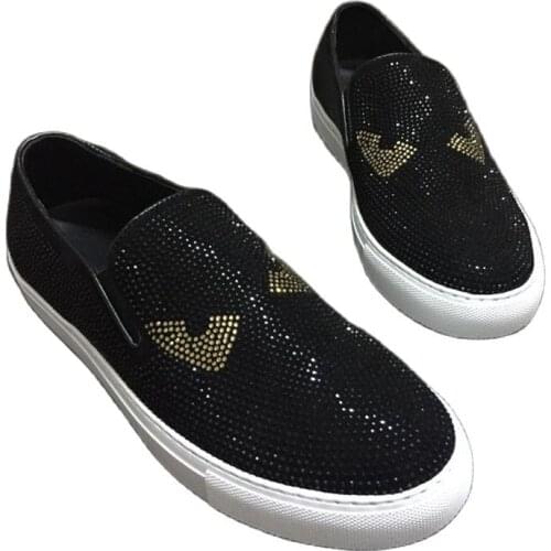 Fashion Casual Loafers Luxury Designer Gold Embroidery Bee Slip on Brand Shoes Male Prom Trend Smoking Slippers 181