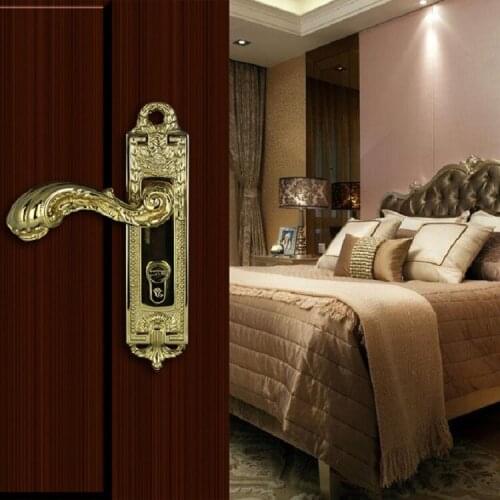 Interior door locks mechanical locks C gilt door direct wholesale Suochang