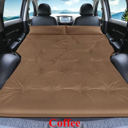 Automatic Inflatable Deflatable Air Inflation Car Bed Mattress Drive Camping Flocking PVC Material Travel Seat Cover