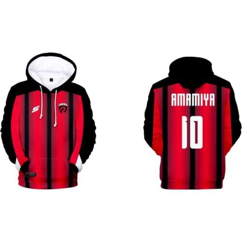 New Captain Tsubasa Role Suit Custom Simple Style Hoodies Women/Men Long Sleeve Hooded Sweatshirt Oversized Streetwear Clothes