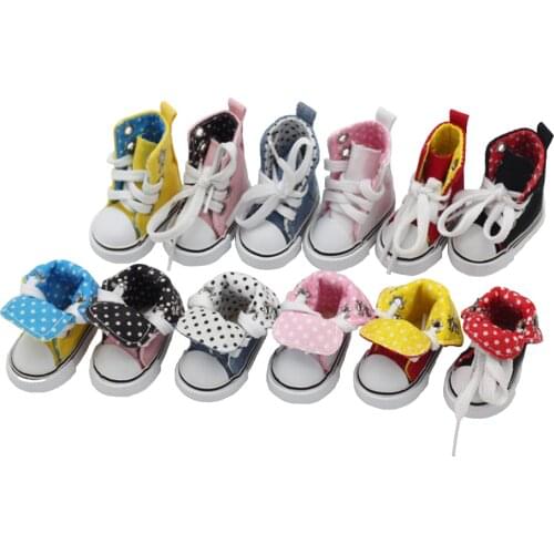 5*2.5cm 1/6 BJD Doll Shoes for 30cm BJD Dolls Shoes and 15cm Plush EXO Dolls Toy Accessories Birthday Gift for Kids