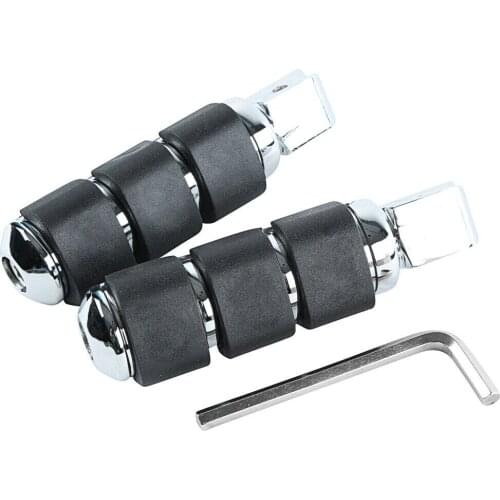 Black Chrome Rear Footrest Foot pegs For kawasaki vulcan 1500 A/B 1600 MEAN STREAK 800 900 Classic 900 Custom 2006-2012 09