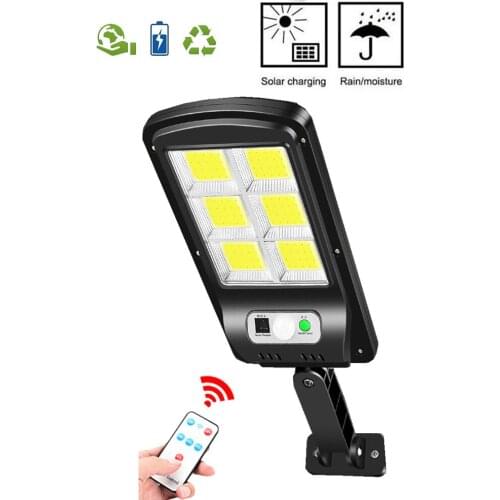 Tabular oblong LED Solar Wall Light PIR Motion Sensor Floodlight Waterproof Outdoor solar Garden Lamp for Décor Pathway Street r