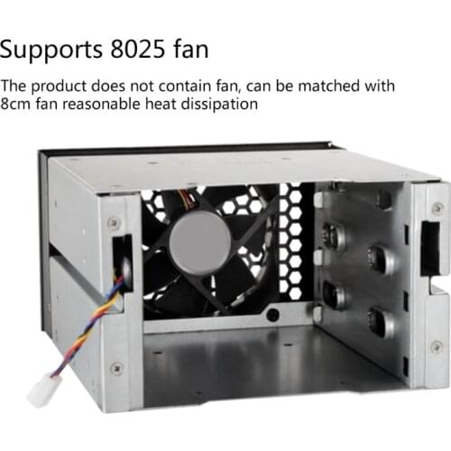 R91A 3.5-Inch Hard Drive Cages 3.5 To 5.25 Three-Disc 2 Chassis Drives In The Chassis Hard Drive Box