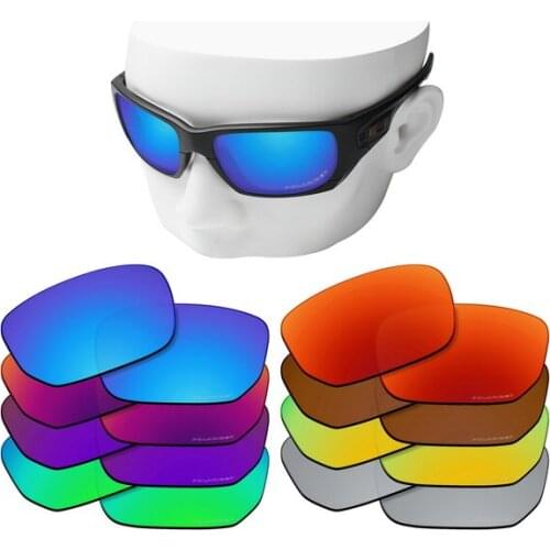 OOWLIT Anti-Scratch Replacement Lenses for-Oakley Style Switch OO9194 Etched Polarized Sunglasses