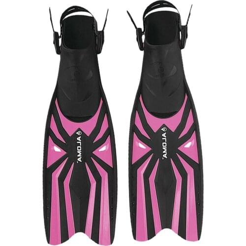 Comfortable Short Free Diving Soft Fin Powerful Open-Heel Snorkeling Flippers with Adjustable Strap
