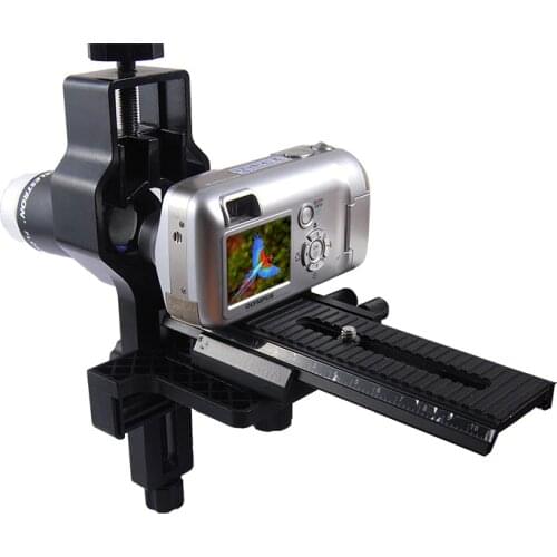 Dural-use adapter for Universal for Spotting Scopes & Telescope microscope Digital Camera phone Mount holder Adapter 35-58mm