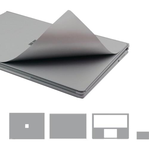 XSKN for Microsoft Surface Book Sticker Skin Case Decals, Premium 3M Surface Book Decal Laptop Body Gray Decorative Protector