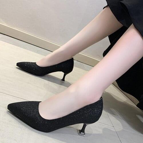 Women Sexy Thin High Heels Pointed Patent Leather Sandals Casual Comfortable Office Shoes Fashion Dress Party High Heel Sandals