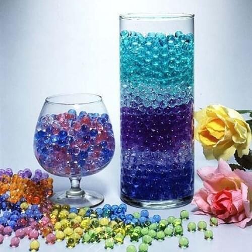 1000pc Hydrogel Balls Growing Water ball,Beads Crystal Gel Water Pearls,Aqua Jelly Beads Grow,Water Growing balls,Crystal Soil 5
