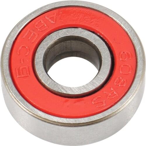 GTBL 50Pcs ABEC-9 608 2RS Inline Roller Skate Wheel Bearing Red Sealed 8X22X7mm Shaft Wheel Bearing Anti-Rust Skateboard