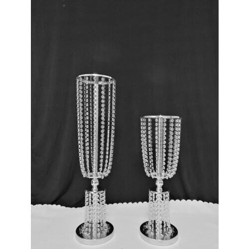 6pcs 80cm Tall Acrylic Crystal Wedding Road Lead Wedding Centerpiece Event Party Decoration/Event Party Decoration Candlestick