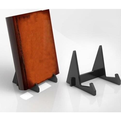 Acrylic Book Display Stand Photo Frame Brochure Artwork Holder Organizer Carrier