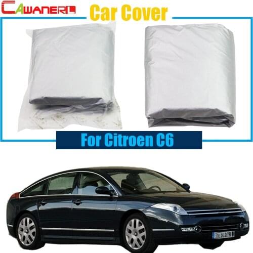 Cawanerl Car Cover Anti-UV Snow Sun Rain Resistant Sun Shade Cover For Citroen C6 Free Shipping