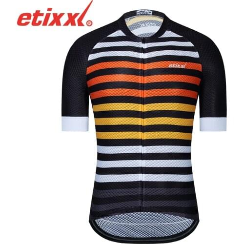 ETIXXL Summer Cycling Jersey Breathale Mountain Bike Clothing Quick-Dry Racing MTB Bicycle Clothes Uniform Cycling Clothing