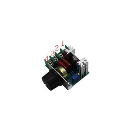2000W imported thyristor high-power electronic voltage regulator, dimming, speed, temperature, high reliability version