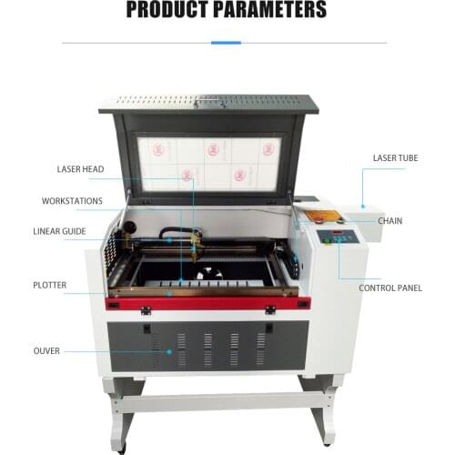 China factory M2 controller 6040 4060 mini laser cutter small laser engraving cutting machine 80w