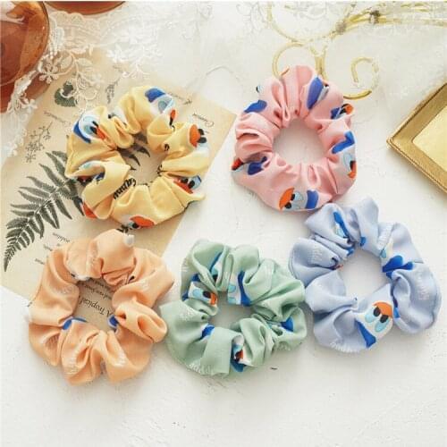 Summer flowers small fresh large intestine hair circle fashion girl meatball head fat intestine circle head ornament