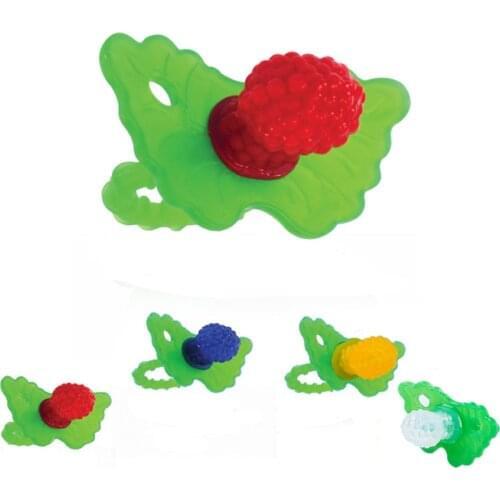 Funny Baby Blue Berry Pacifier Newborn Infant Toddlers Baby Silicone Nipple Soother Nipple Teether Newborn Pacifier Clips