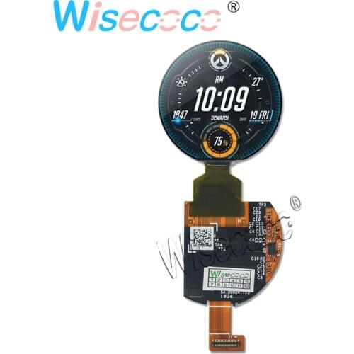 MIPI 1.2 inch 390x390 OLED intelligent appliance display panel manufacture AMOLED mini slim circular smart wearable screen