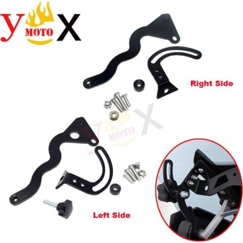 Motorycycle Left Right Windscreen Windshield Strengthen Bracket Clamp Holder Support For BMW R1200GS LC/ADV 13-18 R1250GS ADV 18