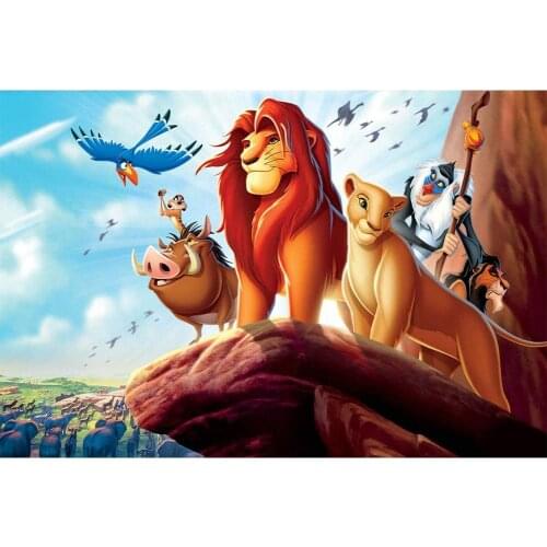 5D DIY Diamond Painting Set Disney Lion King Cross Stitch Kit Embroidery Mosaic Picture of Rhinestones Home Decoration Gift