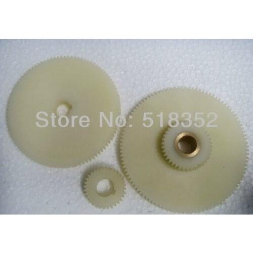 Nylon Timing Gear Set (Including 3 Pieces) for Taizhou Yucheng EDM Wire Cut Machine Parts