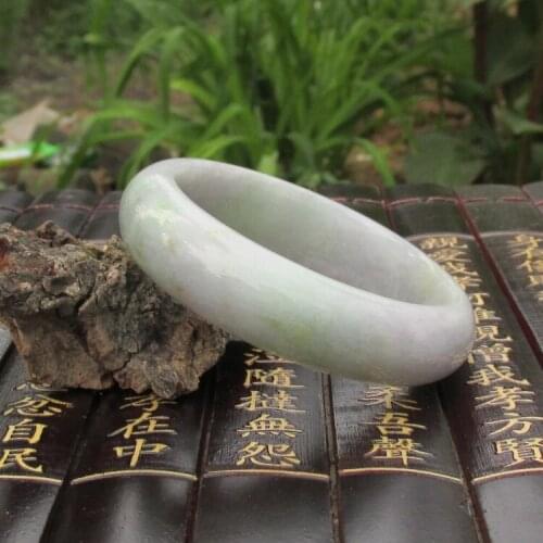 Natural jade floating flower bracelet floating Yang green violet Huang Feiyu stone bracelet genuine certificate