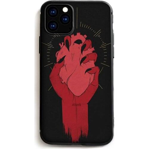 Weird art Phone Case for iPhone 11 12 Pro mini pro XS MAX 8 7 6 6S Plus X 5S SE 2020 XR