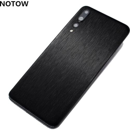 NOTOW fashion Wire drawing sticker skins protective film wrap skin mobile back protective case for Huawei p20/p20pro