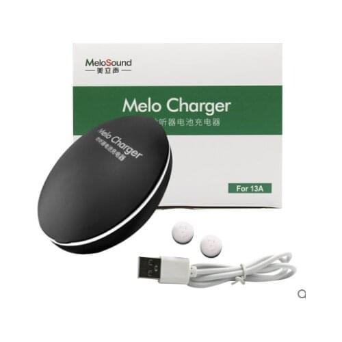 2018Newest!Brand Hearing Aids Rechargeable Hearing Aid Batteries A13 13A (one charger and two batteries) recharge for SIEMENS