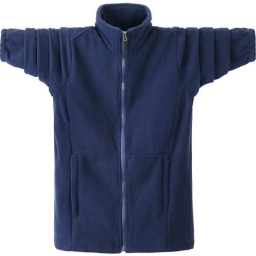 2021 New Men Hoodies Winter Thick Men Hoodies Coat Sportwear Warm Fleece Zipper Male Streetwear Hoodies Sweatshirts Men 6XL