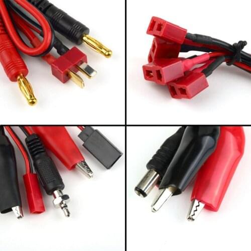 RC Connector Cable Set T Plug To Banana Connector For IMAX B6 B6 AC Charger High Quality