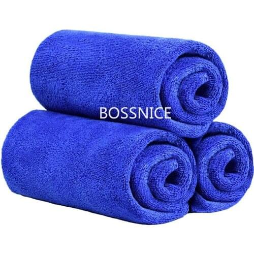 3/5/10 PACK 16x16 Inch Versatile Microfiber Cleaning Towel Blue Car Polishing Cloth High-Absorbent for Car House Kitchen Window