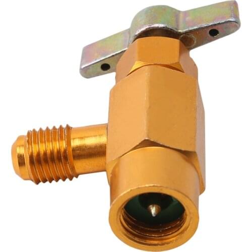 Car Air Conditioner Refill Refrigerant Tap Valve Bottle Opener Adapter Refueling Conditioning Tool