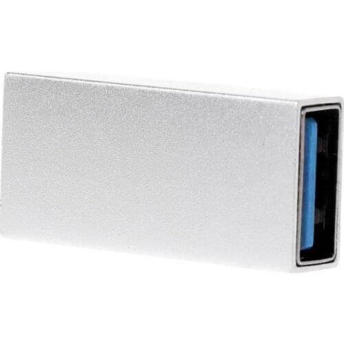 USB 3.0 Coupler Female to Female Adapter Gold-Plated Super Speed USB 3.0 Coupler Extender Connection Converter