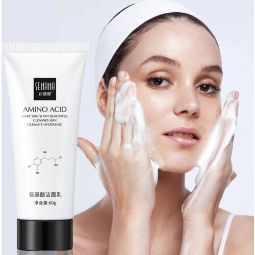 Nicotinamide Amino Acid Face Cleanser Facial Scrub Cleansing Acne Oil Control Blackhead Remover Shrink Pores Skin Care