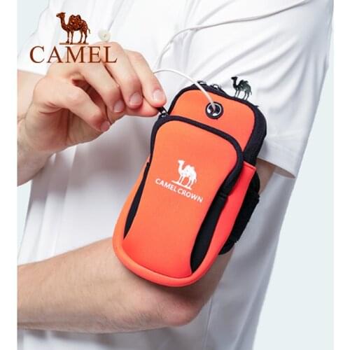 CAMEL Unisex mobile Phone Bag Sports Arm Sleeve Wrist Bag Fitness Equipment Arm Strap Сумка мужчина и женщина Спортивное защитно
